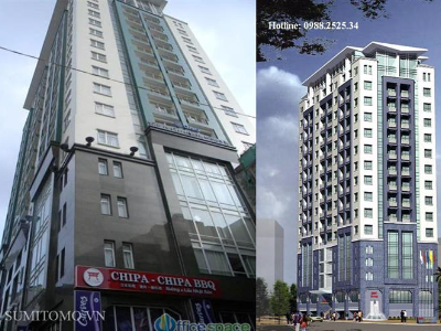 Small Office for rent in DMC building, 10m2, opposite Thu Le lake, Daewoo, on Kim Ma street