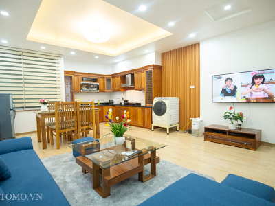 Căn hộ 1 ngủ cho thuê phố Kim Mã, view đẹp, đầy đủ tiện nghi