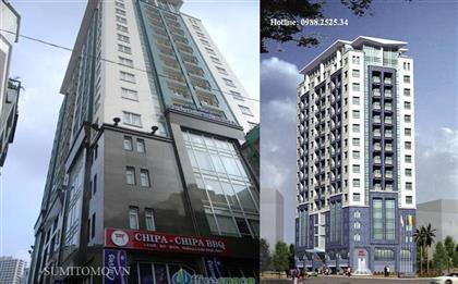 Office for rent in DMC building, 80m2, opposite Thu Le lake, Daewoo, on Kim Ma street