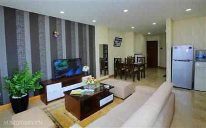 1 bedroom serviced apartment for rent on Dong Quan street, Cau Giay with balcony