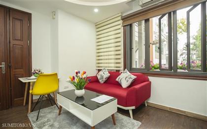 Dao Tan service apartment for rent for foreigner near Lotte center