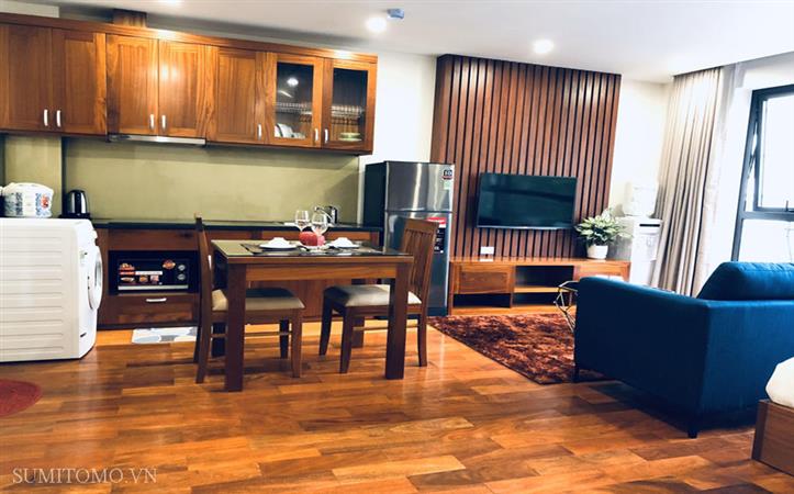 Căn hộ dịch vụ phố đào tấn  cho thuê cho người nước ngoài,nội thất mới, phong cách nhật