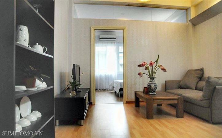 Cho thuê căn hộ 1 ngủ tại ngõ 12 phố đào tấn, gần lotte, Daewoo