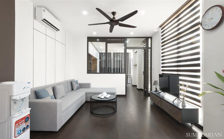 New 1 bedroom serviced apartment on Lieu Giai street for rent, right next to Lotte