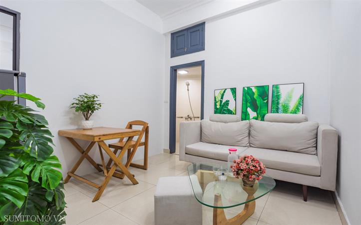 Nice apartment with 01 bedrooms for rent in Quan Hoa, Cau Giay, Hanoi.