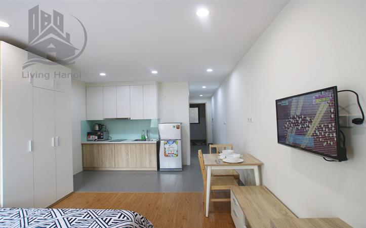 Studio serviced apartment with balcony at Hoang Hoa Tham, Ba Dinh