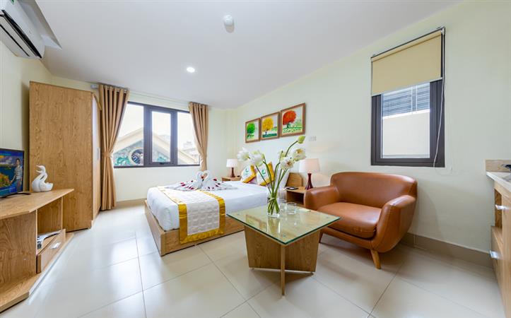 Modern serviced studio for rent in Trung Kinh, Cau Giay