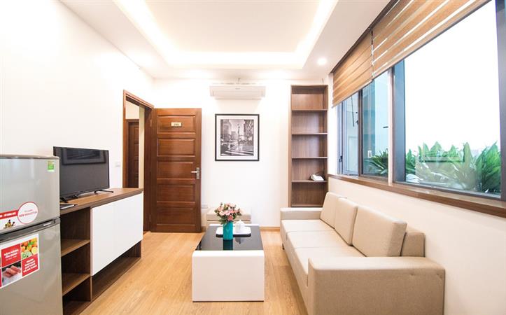Pretty, Japanese style 02 bedroom apartment for rent in Lieu Giai street