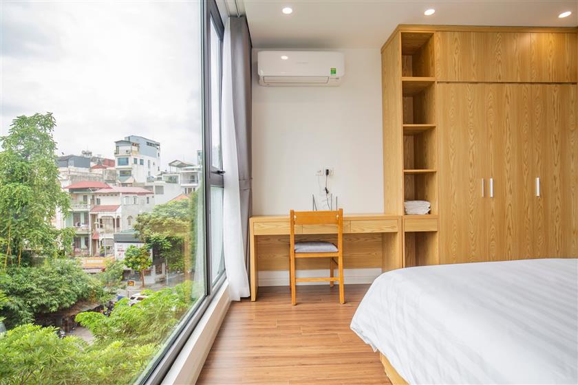 Căn hộ 1 ngủ cho thuê phố Phan Ke Binh, view đẹp, đầy đủ tiện nghi
