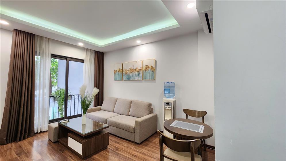 Cho thuê căn hộ 1 ngủ phố Đào Tấn gần Lotte, dịch vụ tiện nghi, nội thất mới