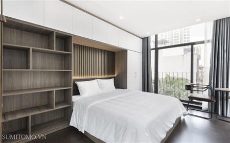 Serviced apartment for rent in Lieu Giai Street, near the Japanese embassy, west lake, city view 5